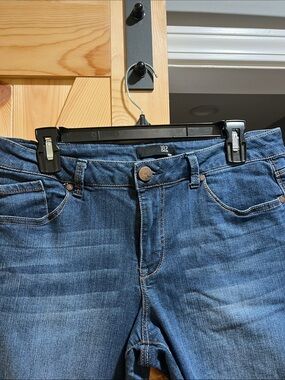 1822 Denim Women's Dark Blue Bermuda style shorts size 12